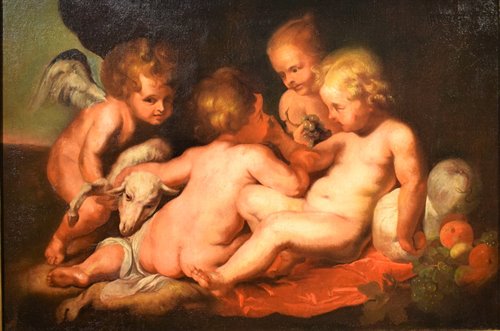 Bacchanal of Putti